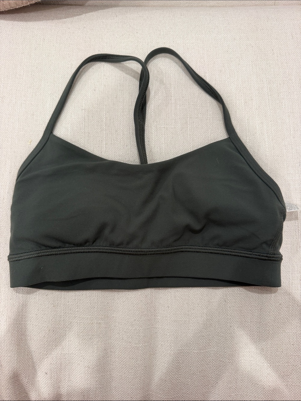 lululemon athletica Black Minimalist Strappy Sports Bra